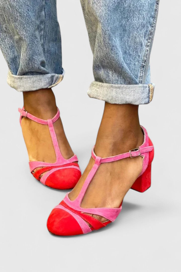 Feminine Luxe Real Leather Heels