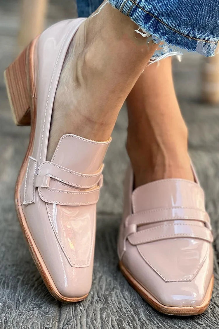 Cristina | Block Heel Loafers