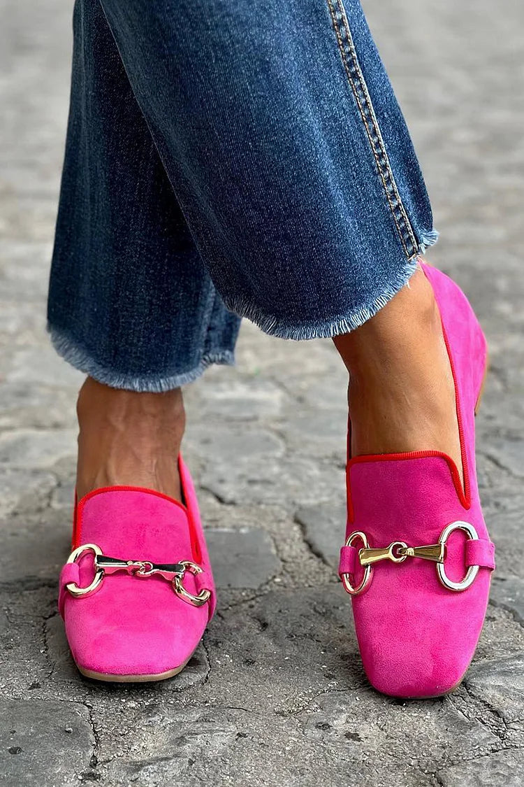 Franca | Moccasin with Golden Buckle
