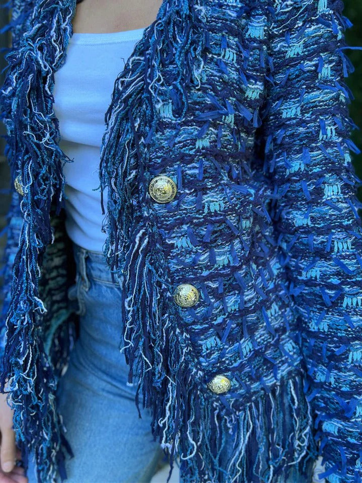 GABRIELLA | Elegant Jacket with Fringes, New Trend for a Refined Style and Daily Comfort