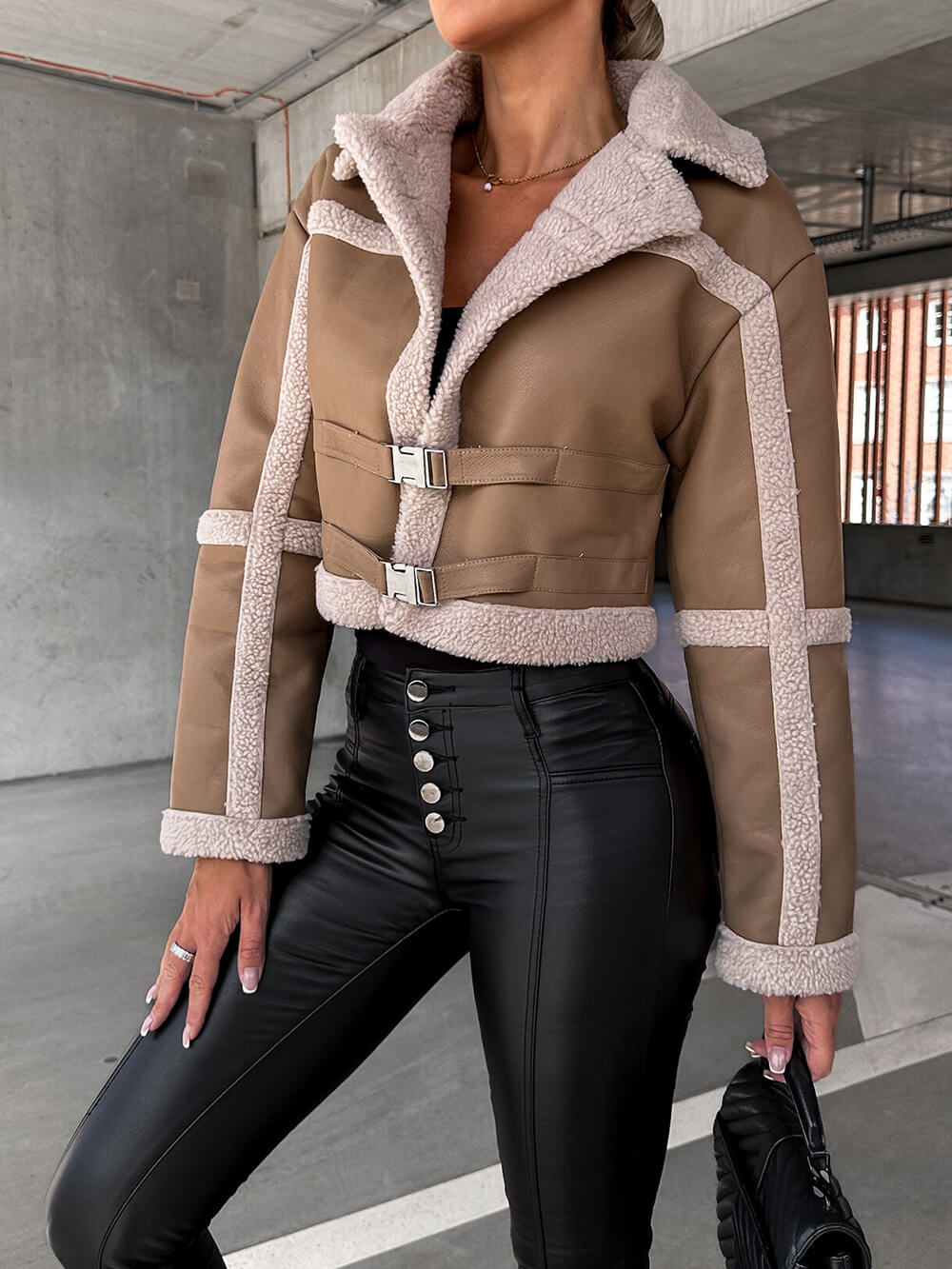 Faux Leather Jacket