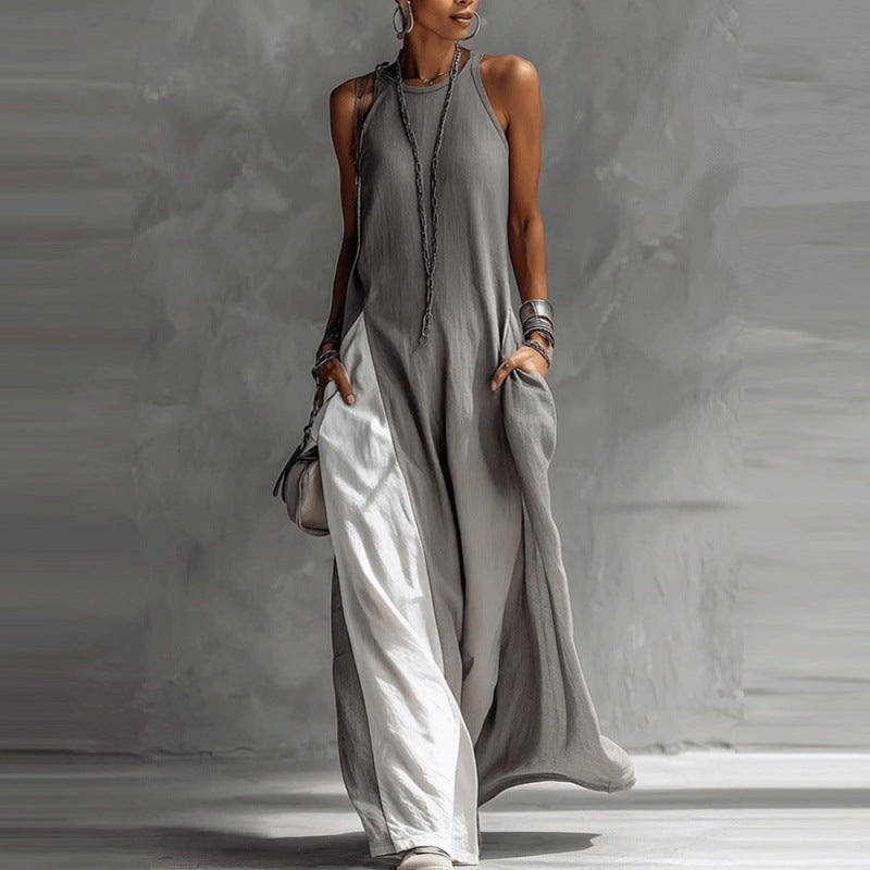 SAIGE | Airy Maxi Dress with Flattering Fit and Pockets