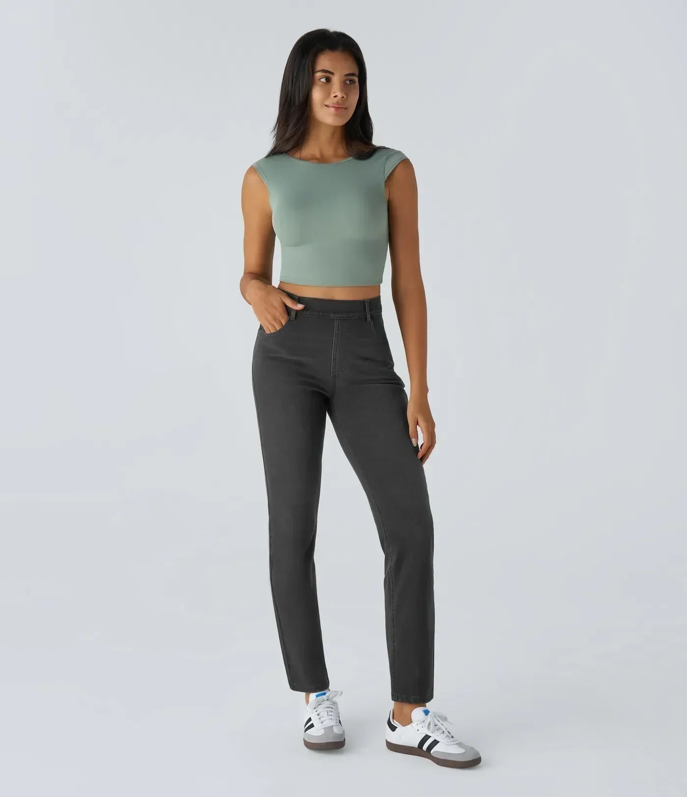 RAFFAELLA | High Waist Ultra Comfortable Pants with Casual Chic Style