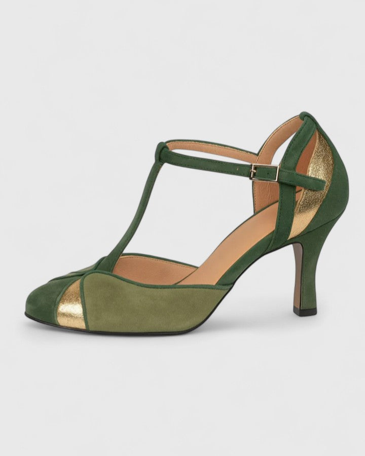 Elegant Evening Real Leather Heels