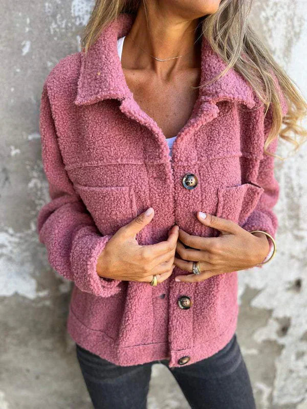 Dion™ | Elegant Short Coat with Lapels and Chic