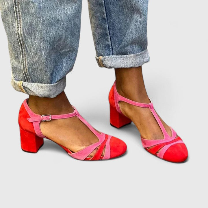 Feminine Luxe Real Leather Heels