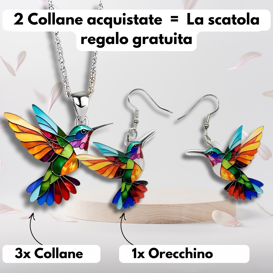 Auréa™ - The Colibri Necklace Elegance Glamour and Chic