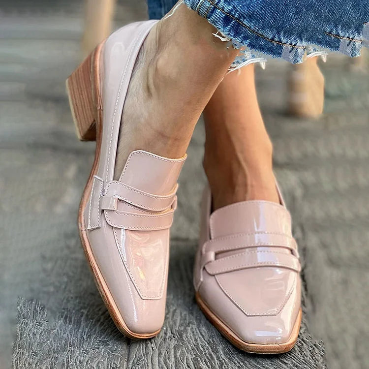 Cristina | Block Heel Loafers