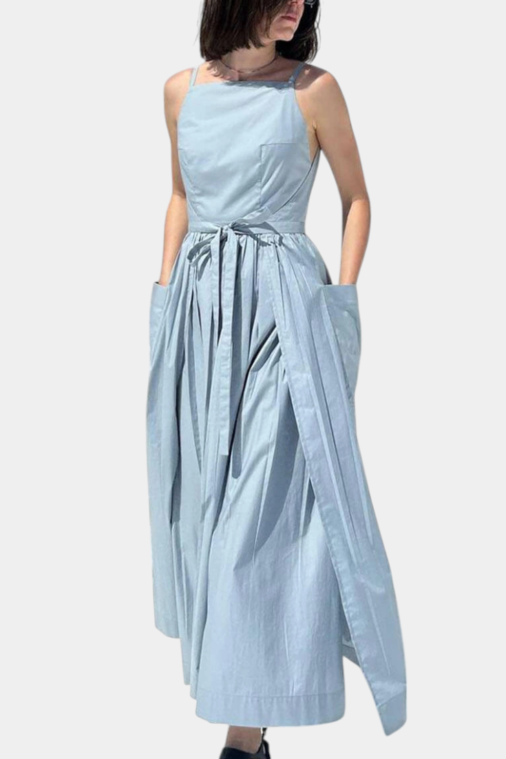 SERENA | Long Dress with Adjustable Straps for Romantic Style and Summer Comfort