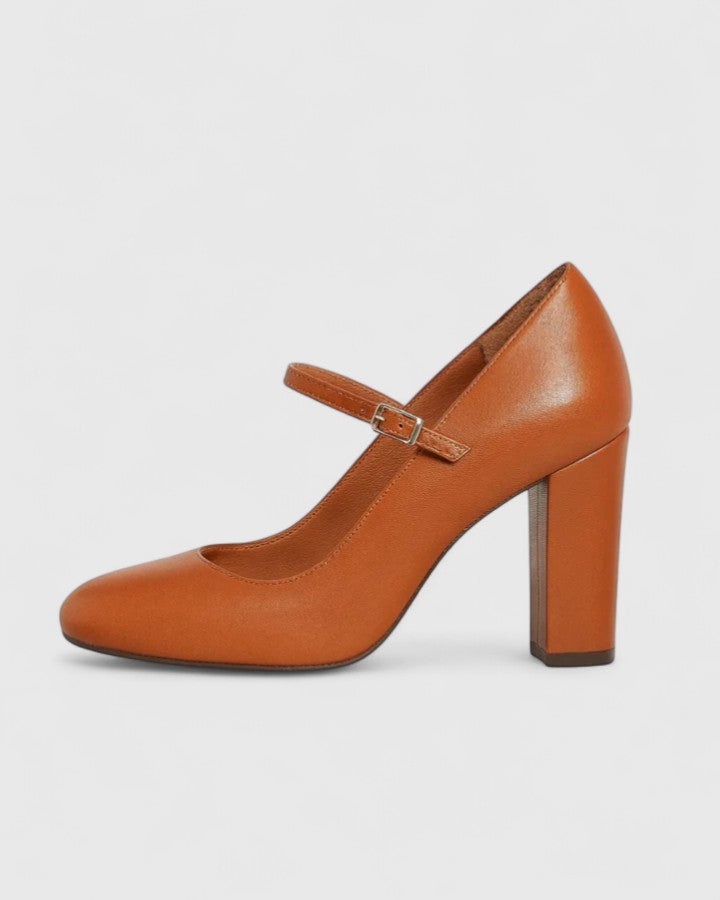 Refined High Real Leather Heels