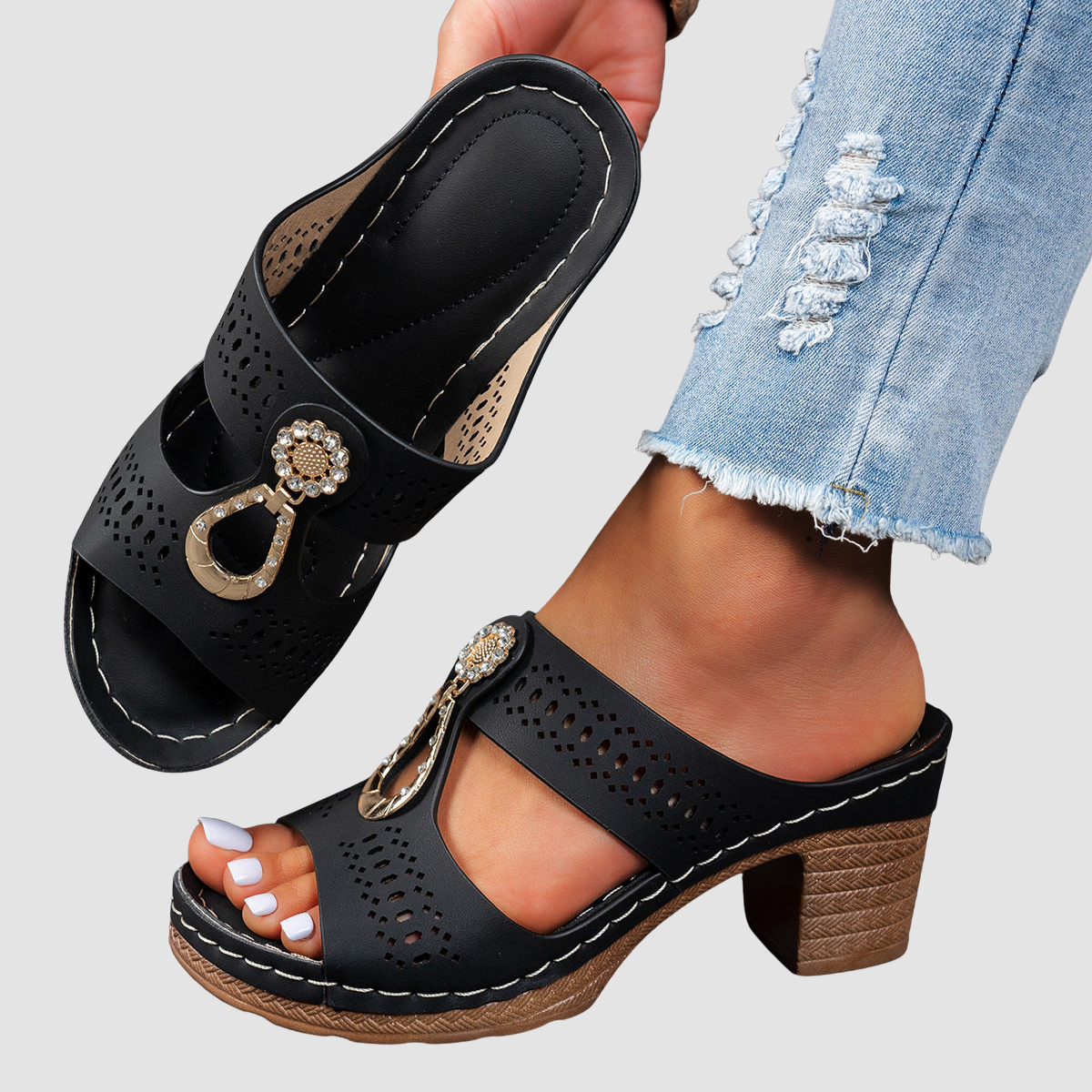 Isabella™ | High Heel Orthopedic Comfort Sandals