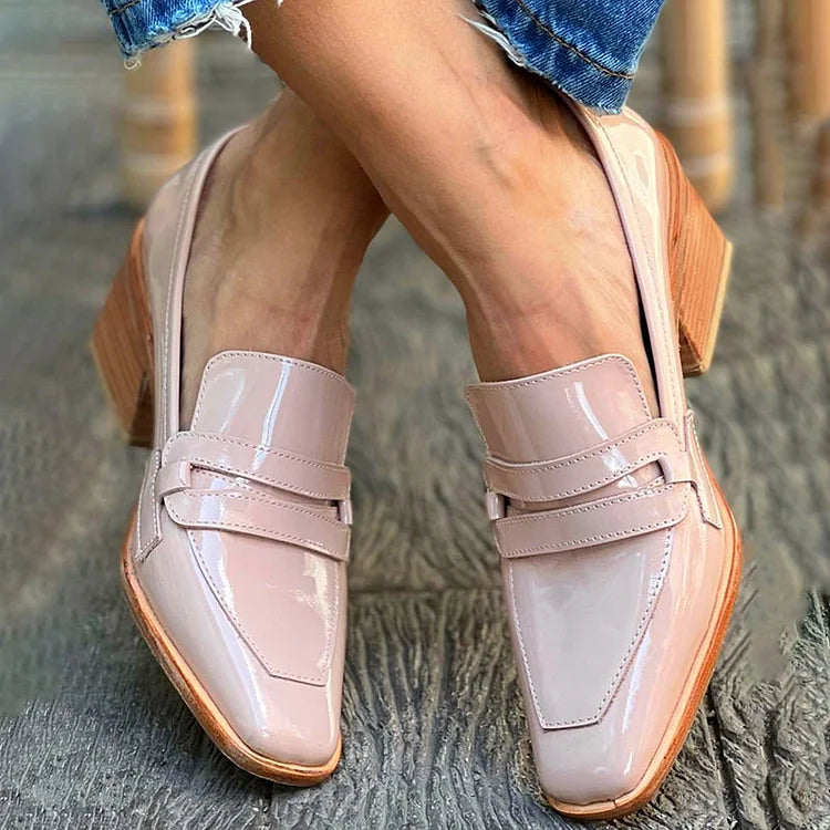 Cristina | Block Heel Loafers