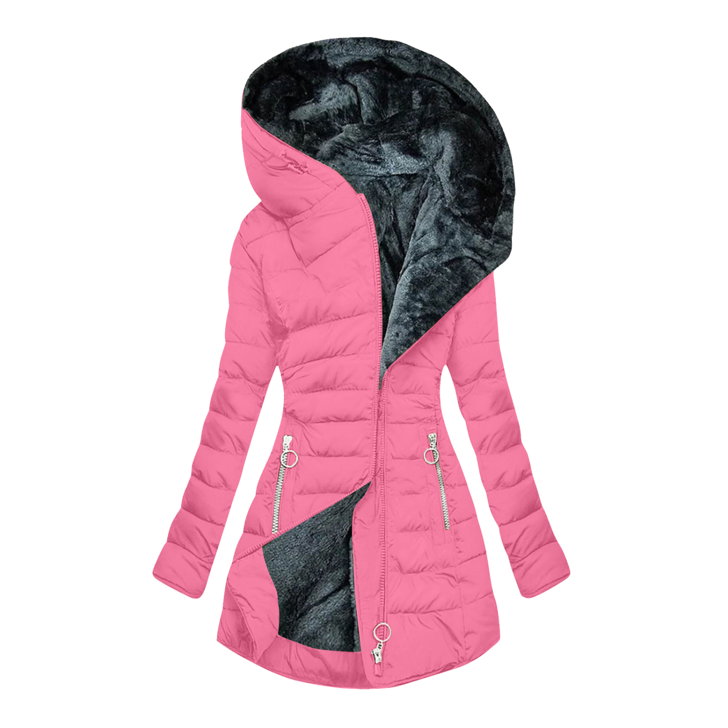 Giulia | Long Winter Coat with Thermal Protection and Elegant Daily Style