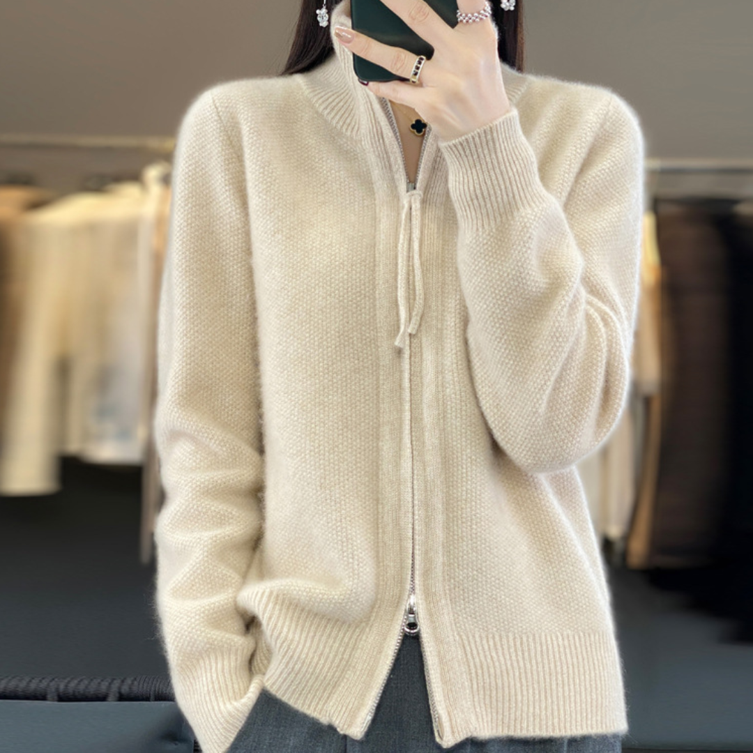 Luna Women's Zip-Up Cardigan Soft, Comfortable and Versatile for All Seasons