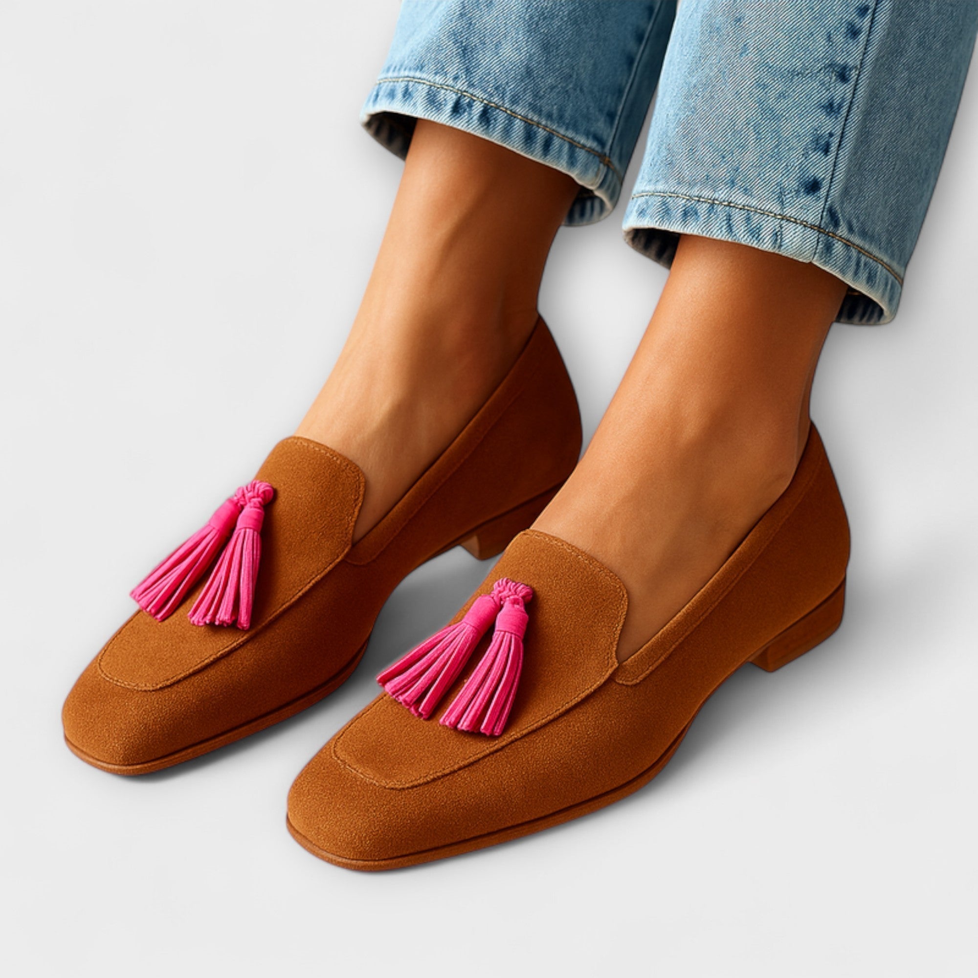Aurora | Elegant loafers with a small heel