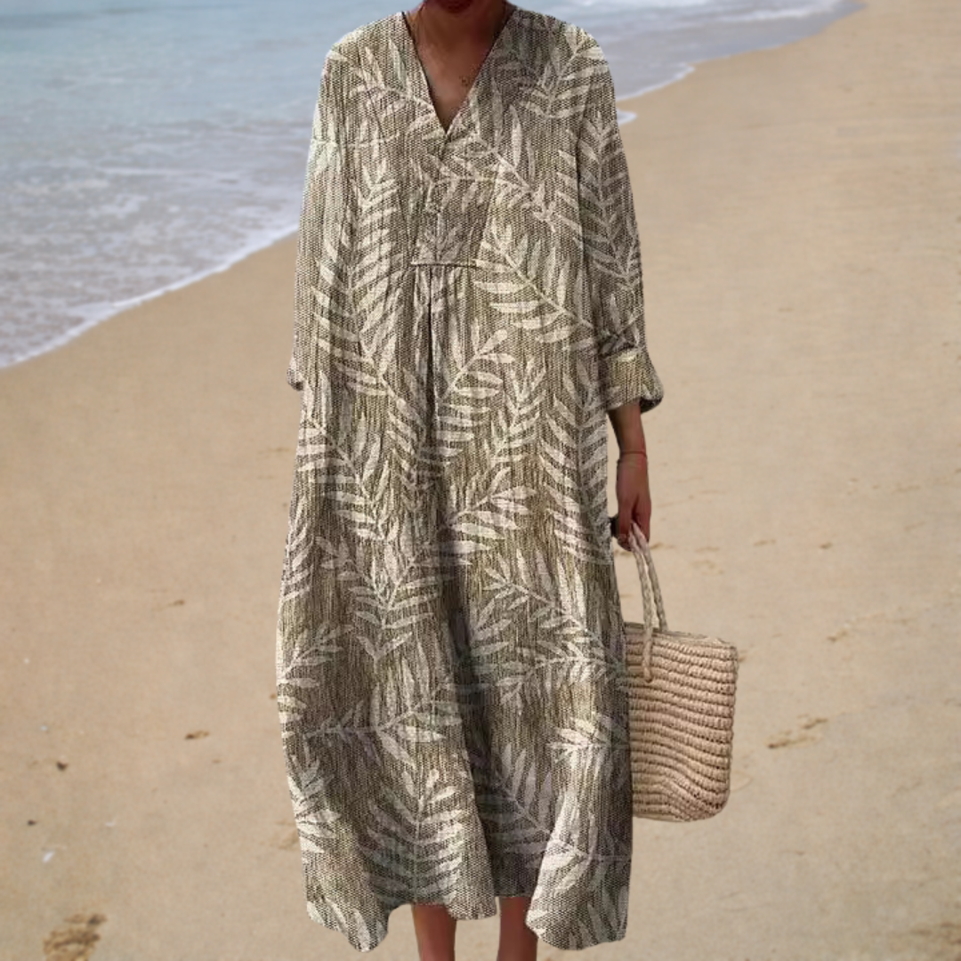 Léonie | Elegant Long Nature Dress