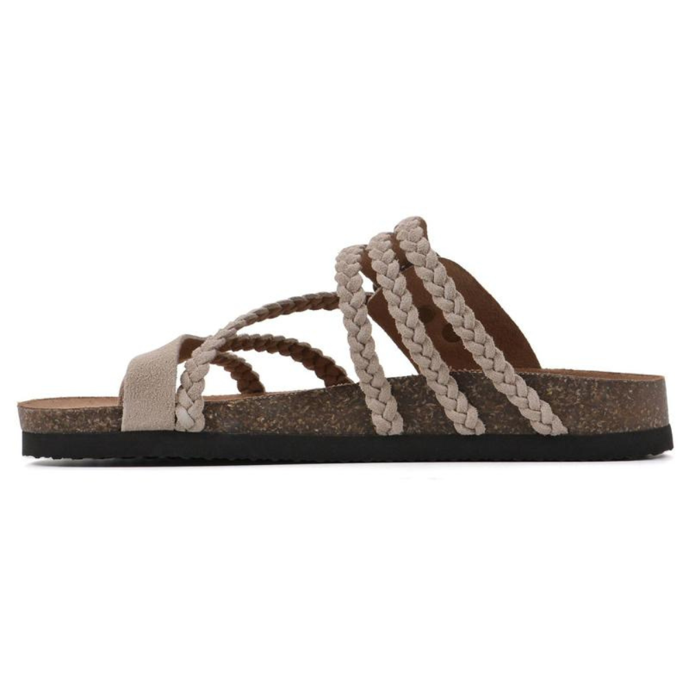 Woven Cork Sandals