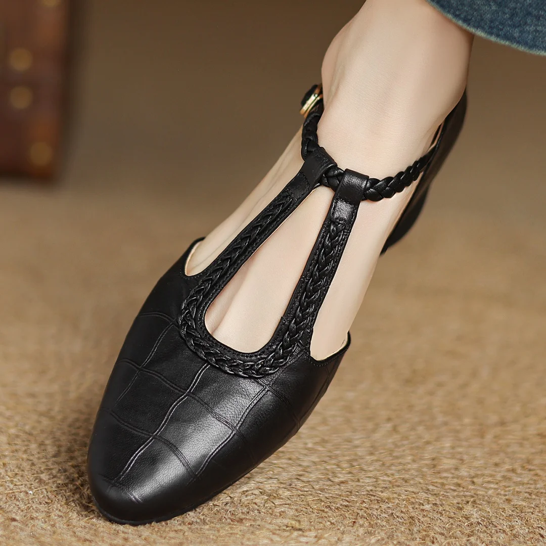 Real Leather Mary Janes