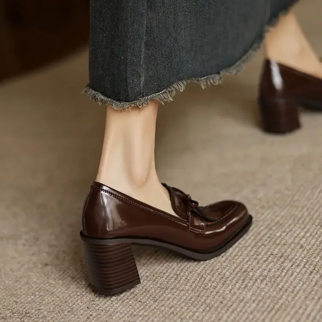 Loafer Real Leather Pumps