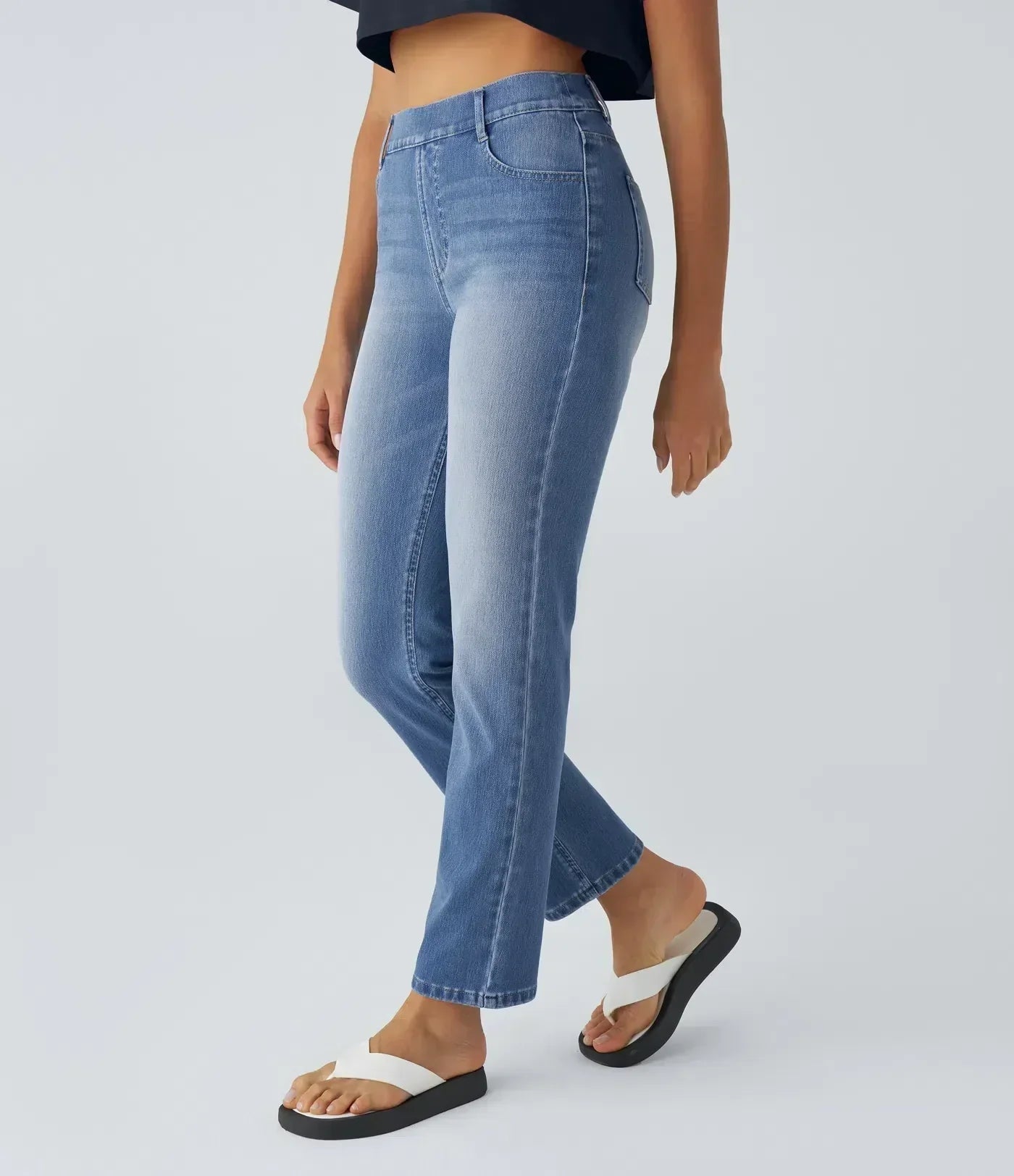 RAFFAELLA | High Waist Ultra Comfortable Pants with Casual Chic Style