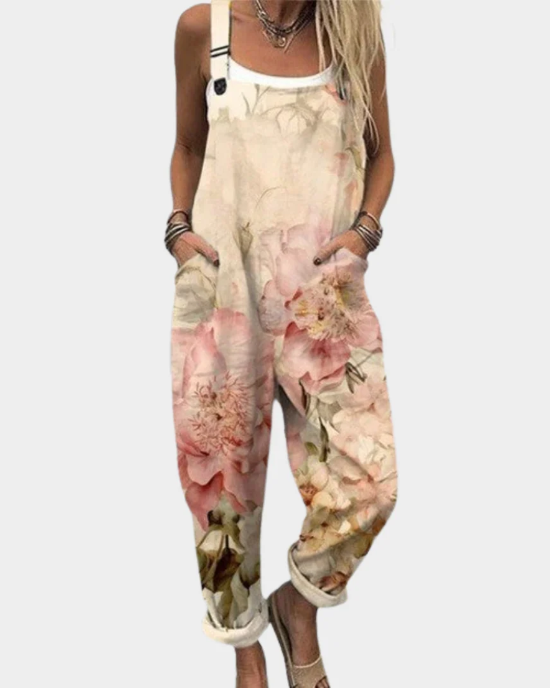 SIENNA | Floral Overalls for Effortless Comfort and Flattering Style