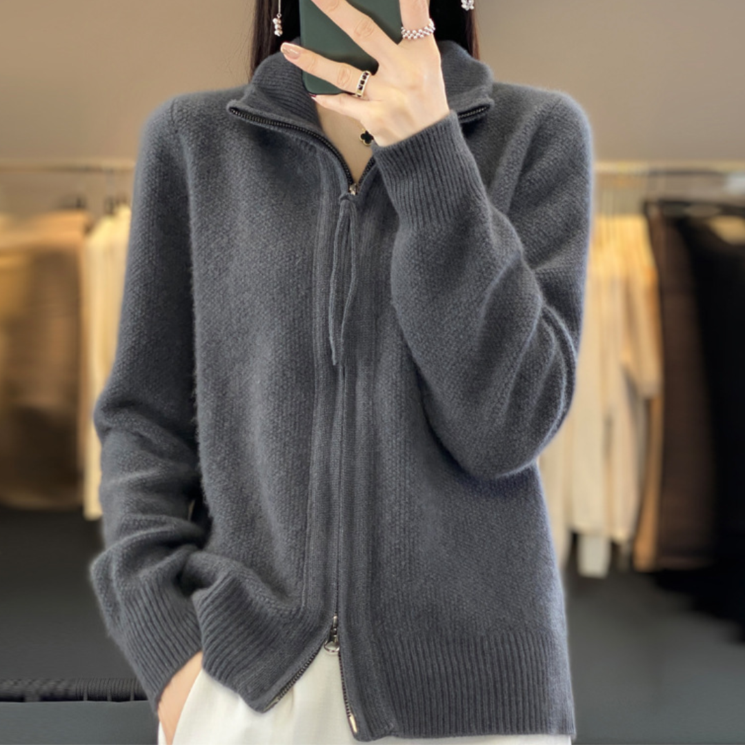 Luna Women's Zip-Up Cardigan Soft, Comfortable and Versatile for All Seasons