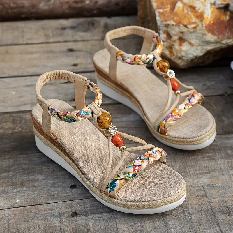 SANNE | Comfortable Low-Heeled Sandals for Every Summer Occasion