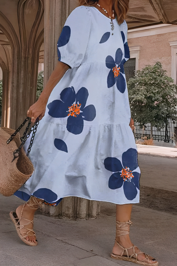 Iris | Elegant and Comfortable Midi Dress