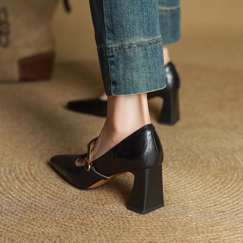 Marleon Leather Pumps