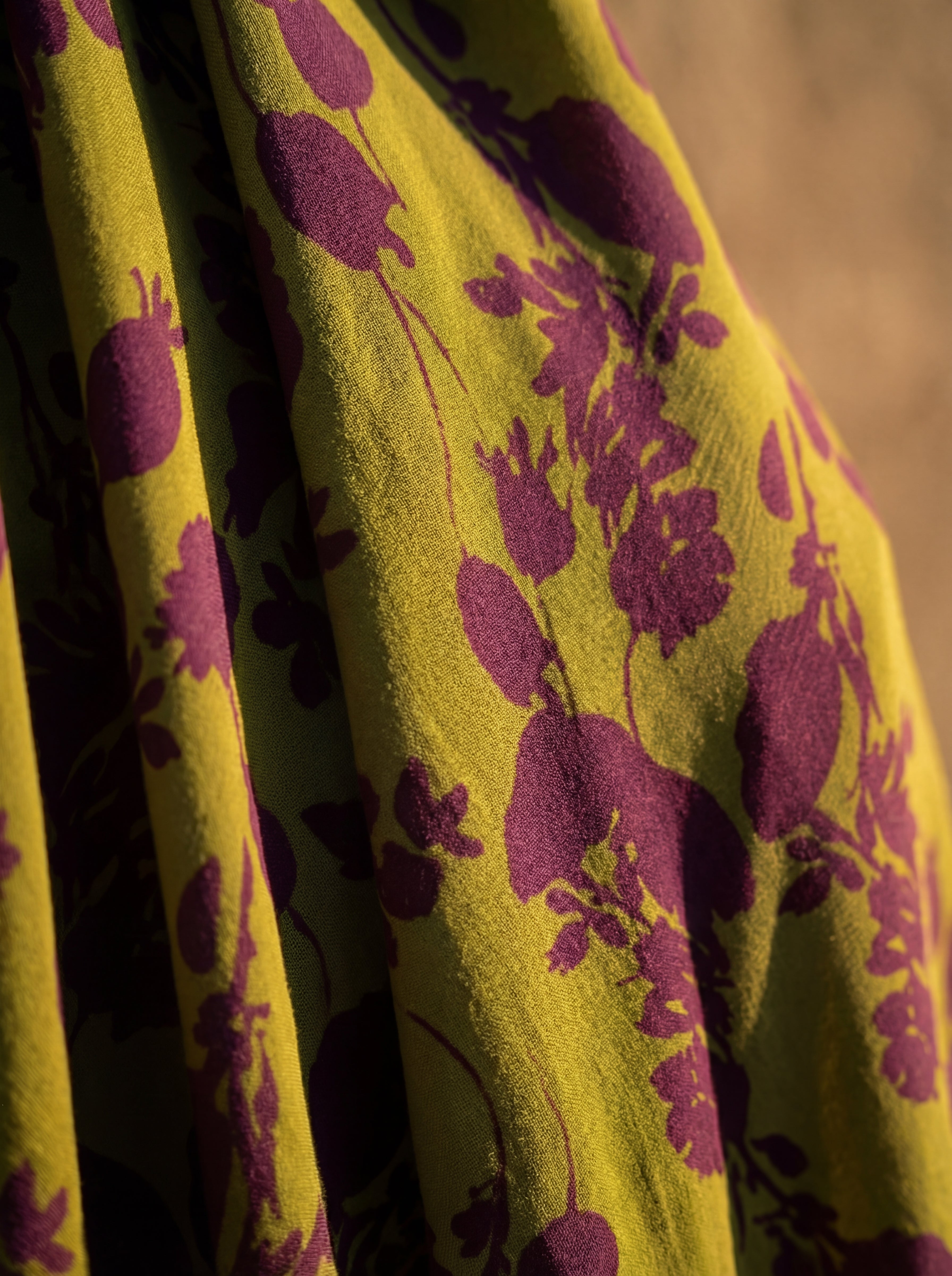 Maxi Floral Dress with Fluid Fall