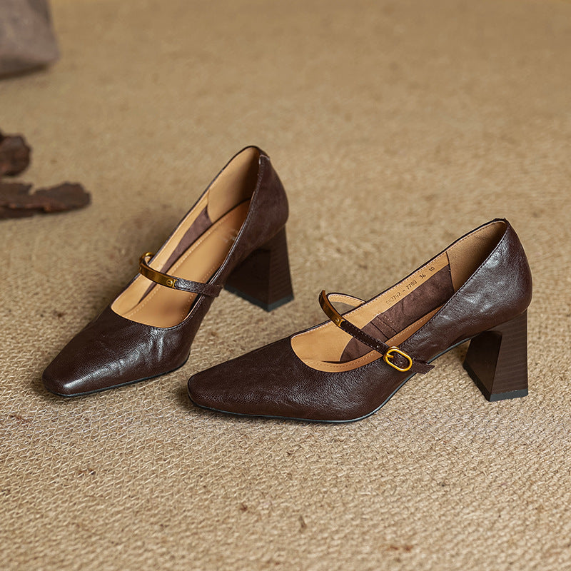 Marleon Leather Pumps