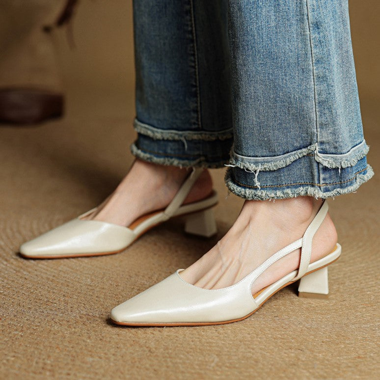 Arlise Leather Pumps