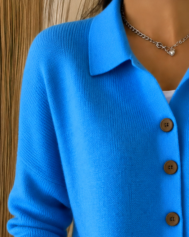Sienna | Button Collar Cardigan