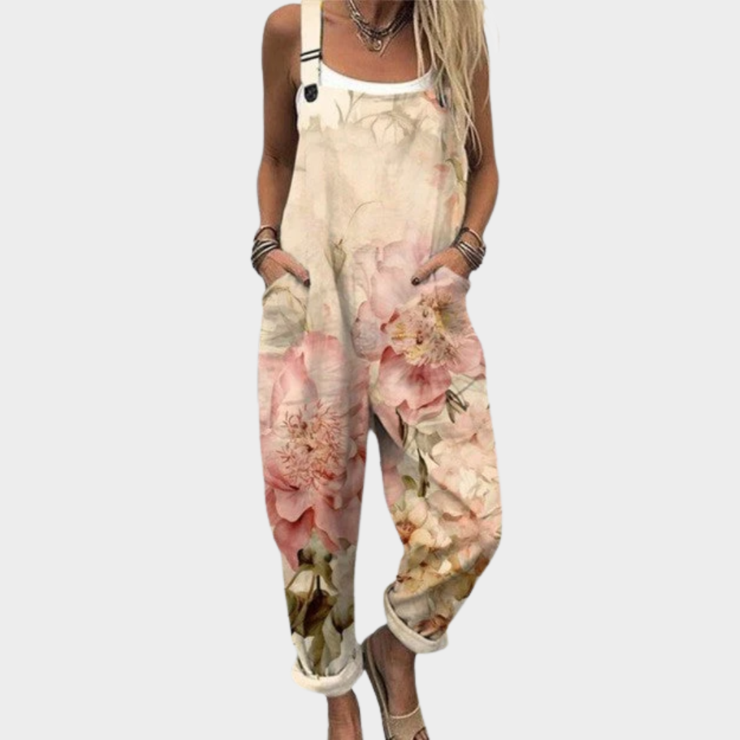 Comfortable Printed Overall