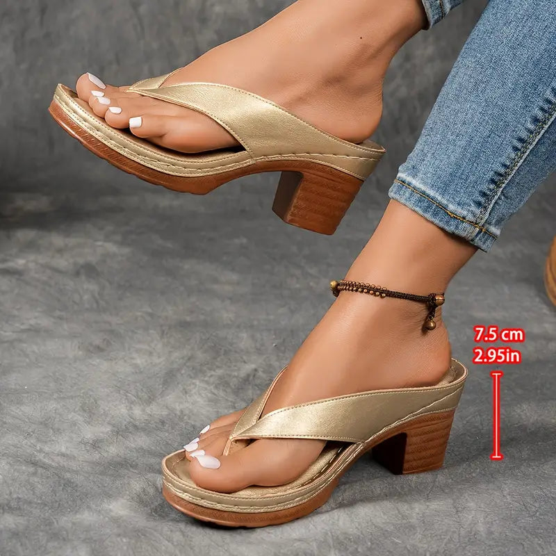 STELLA | Orthopedic Heel Sandals for Effortless Support & Timeless Chic