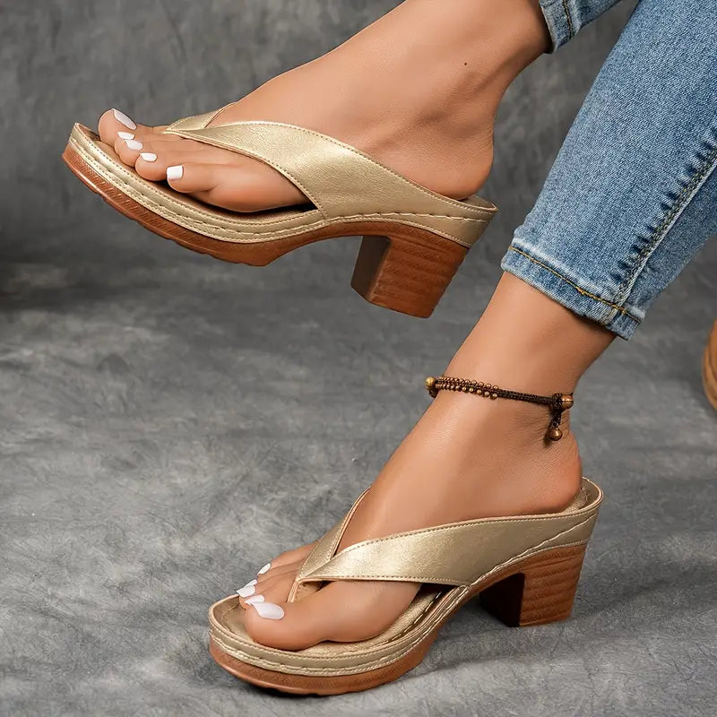 STELLA | Orthopedic Heel Sandals for Effortless Support & Timeless Chic