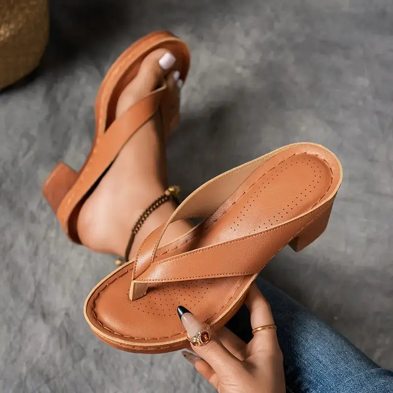 STELLA | Orthopedic Heel Sandals for Effortless Support & Timeless Chic