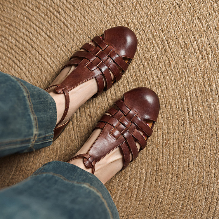 Genuine Leather Ballerinas Solene Dalia