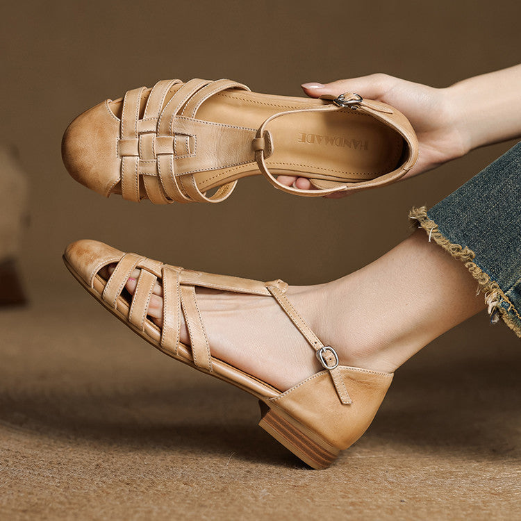 Genuine Leather Ballerinas Solene Dalia