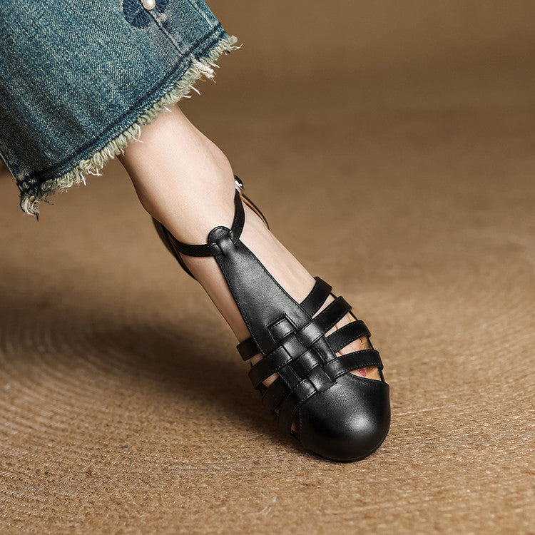 Genuine Leather Ballerinas Solene Dalia