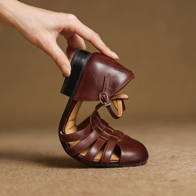 Genuine Leather Ballerinas Solene Dalia