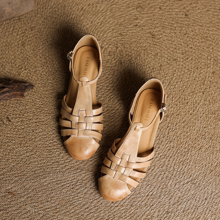Genuine Leather Ballerinas Solene Dalia