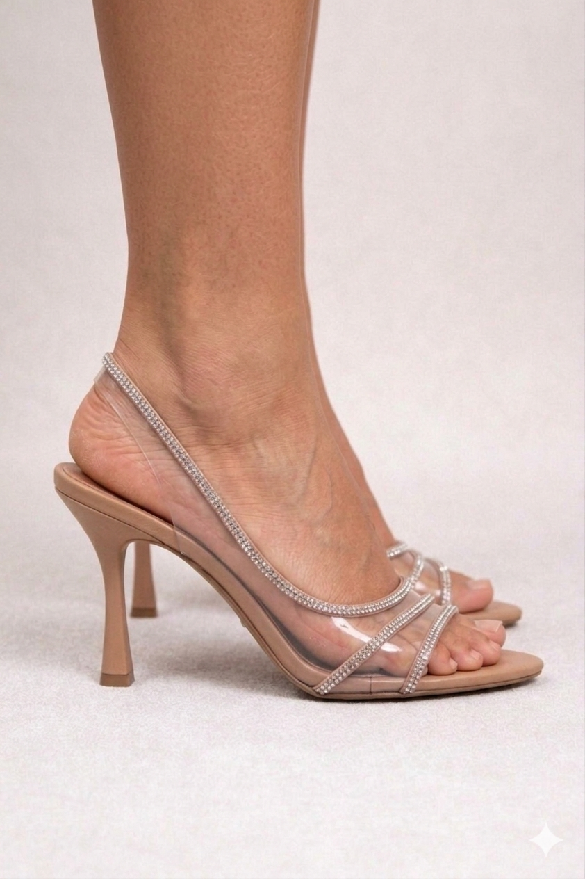 Celestia | Elegant Crystal Sandals
