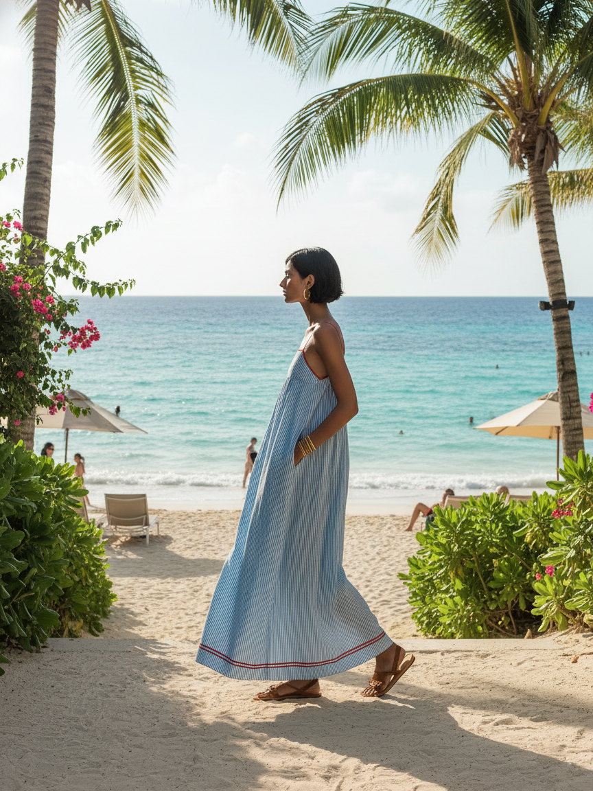 AZURE | Midi Dress