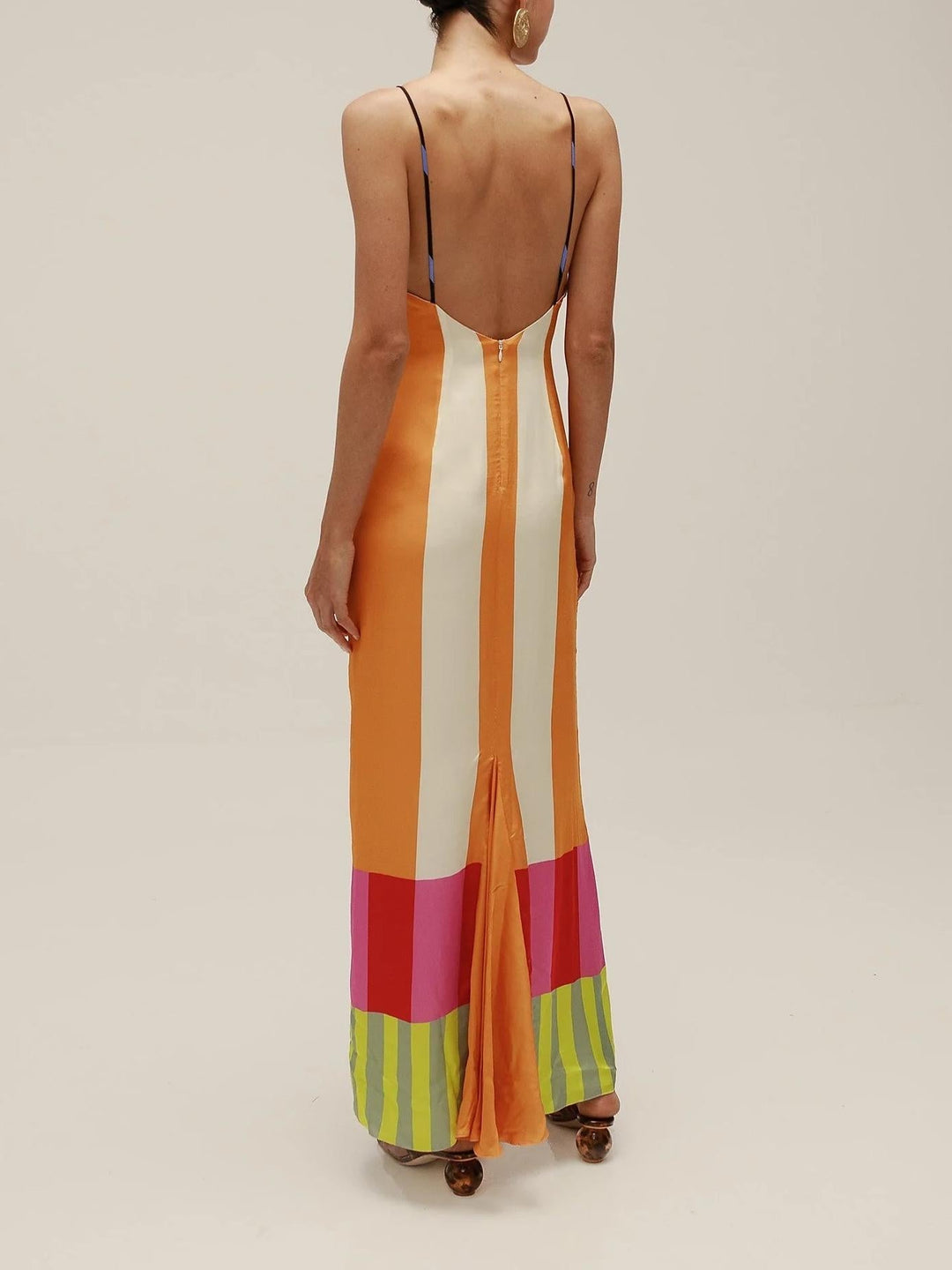 VITTORIA | Long Floral Dress with a Embracing Fit for Sunny Days