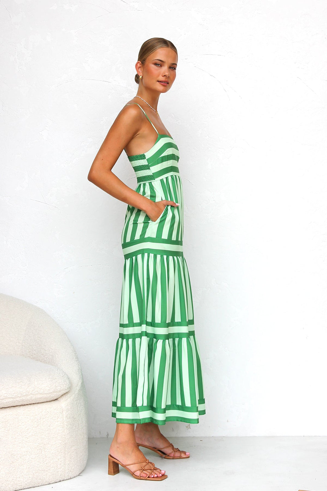 Sofia | Shoulder Dress, Summer Dress for Perfect Curves and Absolute Comfort