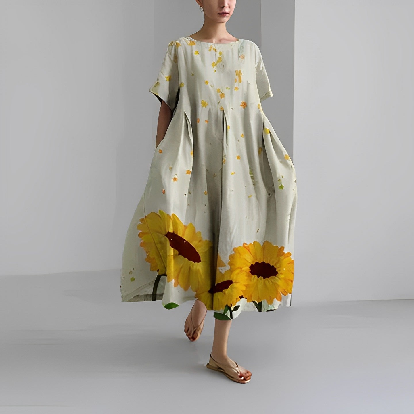 CÉLESTINE | Bohemian Flower Dress for a Natural and Romantic Style