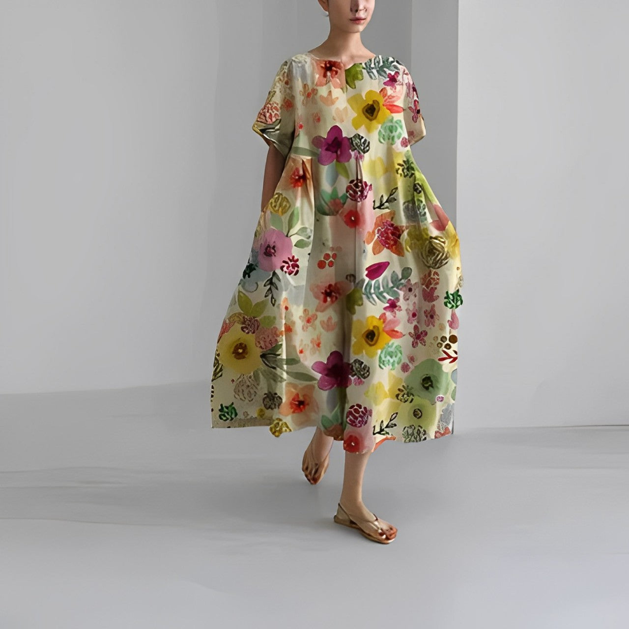 CÉLESTINE | Bohemian Flower Dress for a Natural and Romantic Style