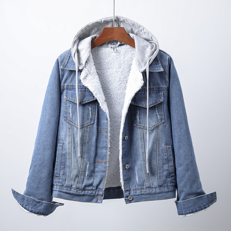 YARA | Denim Jacket with Warm Lining and Casual Style