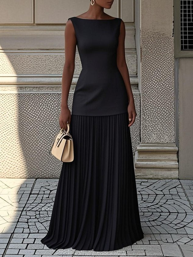 Shayla | Pleated Maxi Dress